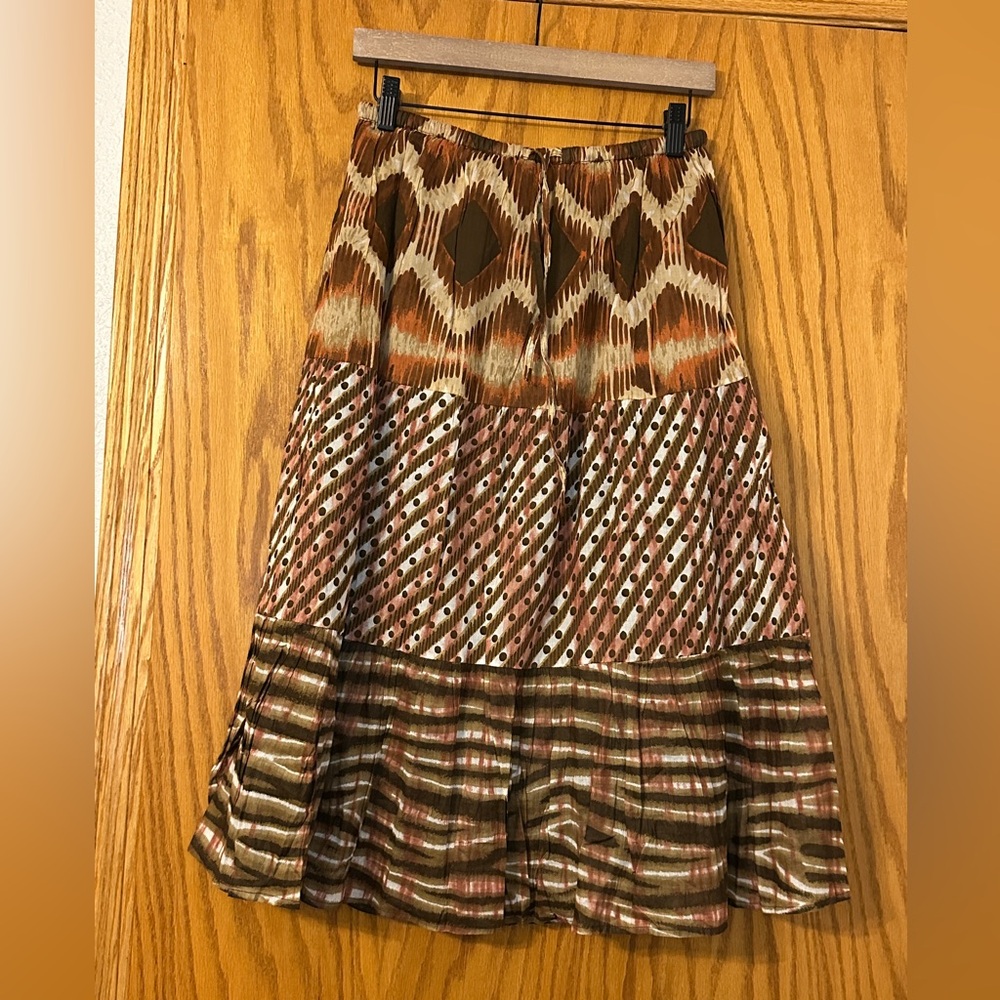 Chaudry Boho Cotton Skirt - NWT - Size S 
Patterned Women's Skirt